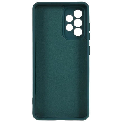 For Samsung Galaxy A73 5G Soft TPU Phone Case 2.0MM Thick Liquid Silicone Texture Feeling Arc Edge Phone Shell