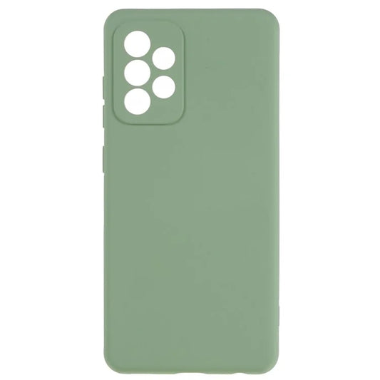 For Samsung Galaxy A33 5G Liquid Silicone Texture Feeling Arc Edge Phone Cover 2.0MM Thick TPU Phone Case