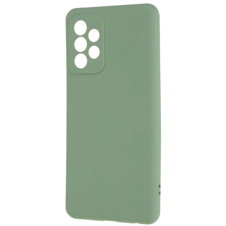 For Samsung Galaxy A32 4G (US Version) Scratch Resistant TPU Phone Case Liquid Silicone Texture 2.0mm Thick Cushion Back Cover