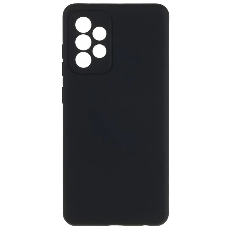 For Samsung Galaxy A32 4G (US Version) Scratch Resistant TPU Phone Case Liquid Silicone Texture 2.0mm Thick Cushion Back Cover