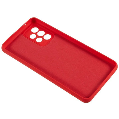 For Samsung Galaxy A32 4G (US Version) Scratch Resistant TPU Phone Case Liquid Silicone Texture 2.0mm Thick Cushion Back Cover