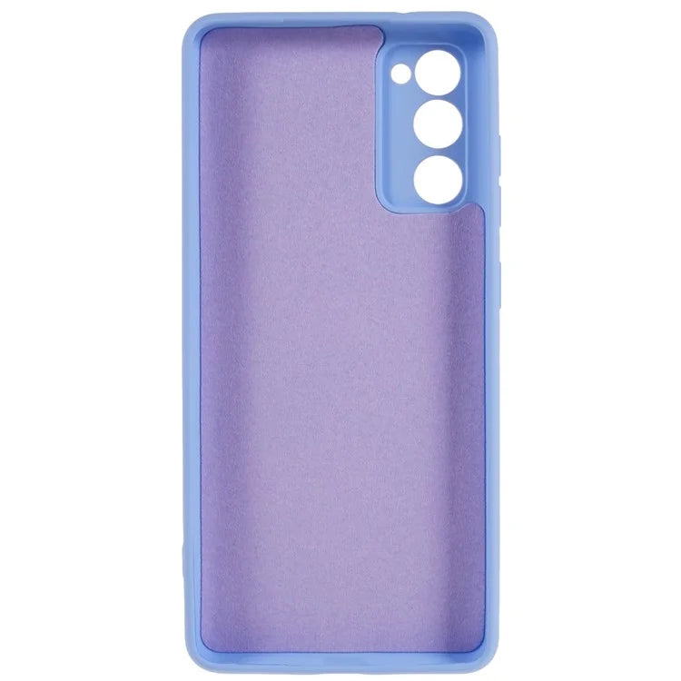 For Samsung Galaxy S20 FE 4G / FE 5G / S20 Lite / S20 FE 2022 TPU Phone Case Liquid Silicone Texture 2.0mm Thick Anti-Scratch Cover