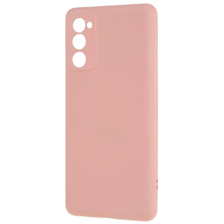 For Samsung Galaxy A03s (164.2 x 75.9 x 9.1mm) Soft TPU Phone Case 2.0mm Thick Smooth Liquid Silicone Texture Shockproof Back Cover