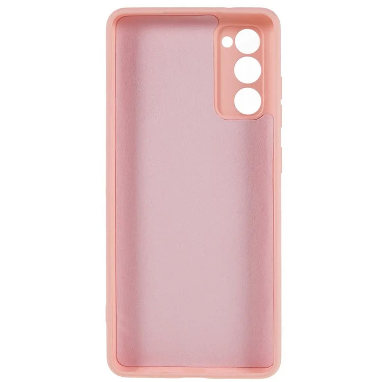 For Samsung Galaxy A03s (164.2 x 75.9 x 9.1mm) Soft TPU Phone Case 2.0mm Thick Smooth Liquid Silicone Texture Shockproof Back Cover