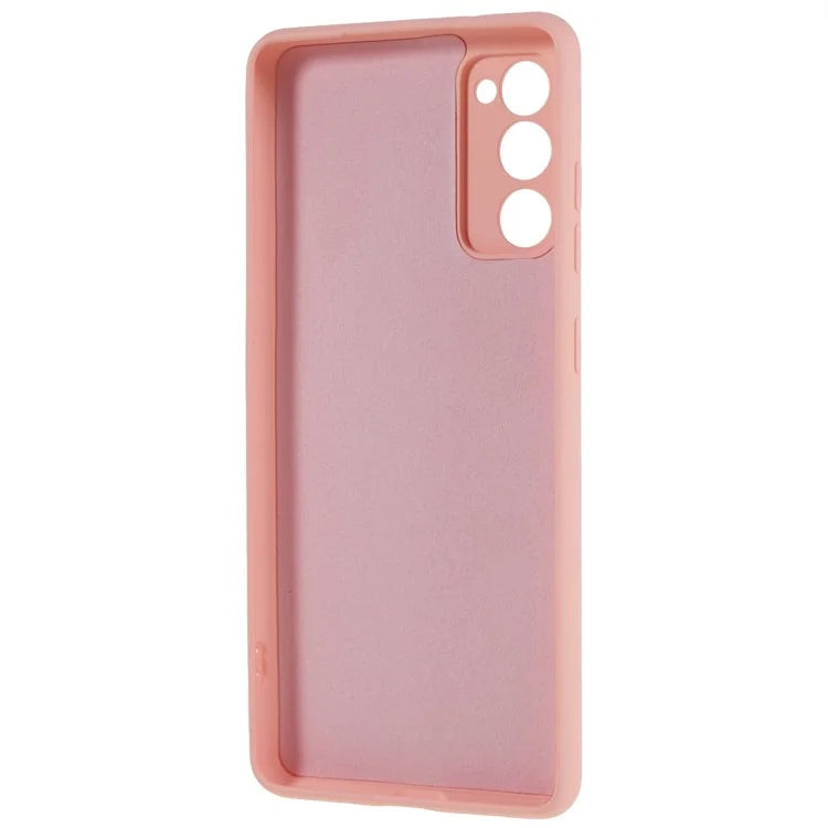 For Samsung Galaxy A03s (164.2 x 75.9 x 9.1mm) Soft TPU Phone Case 2.0mm Thick Smooth Liquid Silicone Texture Shockproof Back Cover