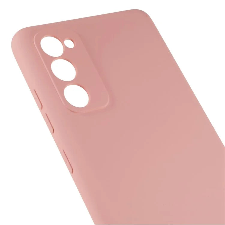 For Samsung Galaxy A03s (164.2 x 75.9 x 9.1mm) Soft TPU Phone Case 2.0mm Thick Smooth Liquid Silicone Texture Shockproof Back Cover