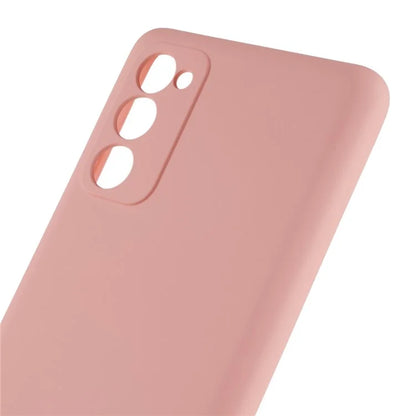 For Samsung Galaxy A03s (164.2 x 75.9 x 9.1mm) Soft TPU Phone Case 2.0mm Thick Smooth Liquid Silicone Texture Shockproof Back Cover