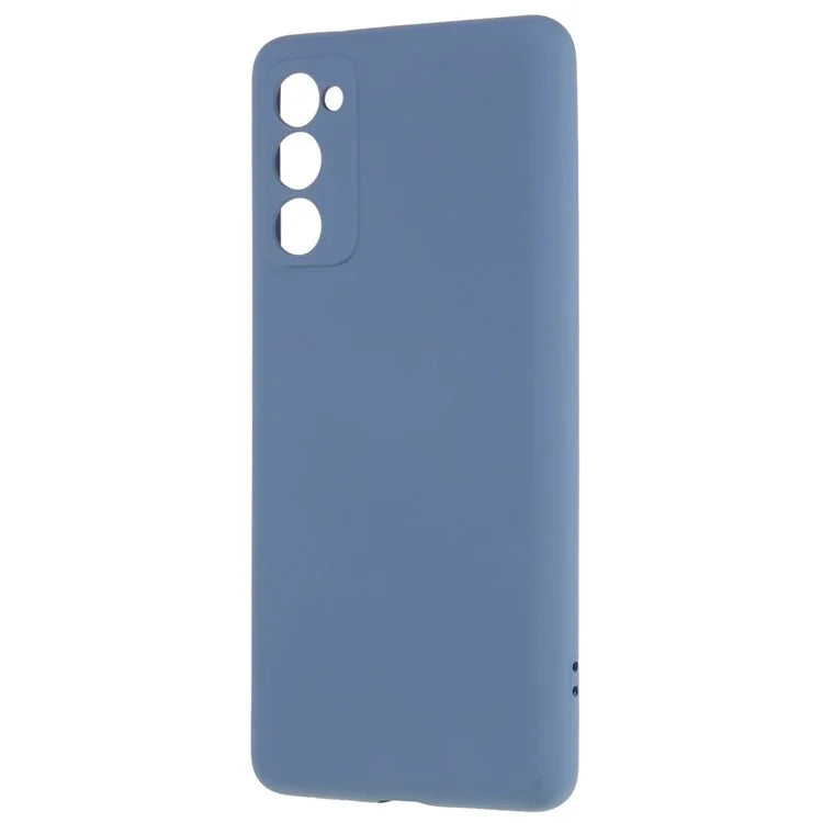 For Samsung Galaxy A03s (164.2 x 75.9 x 9.1mm) Soft TPU Phone Case 2.0mm Thick Smooth Liquid Silicone Texture Shockproof Back Cover