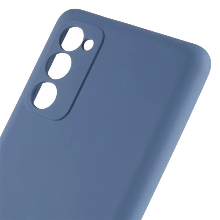 For Samsung Galaxy A03s (164.2 x 75.9 x 9.1mm) Soft TPU Phone Case 2.0mm Thick Smooth Liquid Silicone Texture Shockproof Back Cover