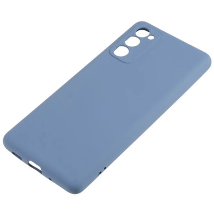 For Samsung Galaxy A03s (164.2 x 75.9 x 9.1mm) Soft TPU Phone Case 2.0mm Thick Smooth Liquid Silicone Texture Shockproof Back Cover
