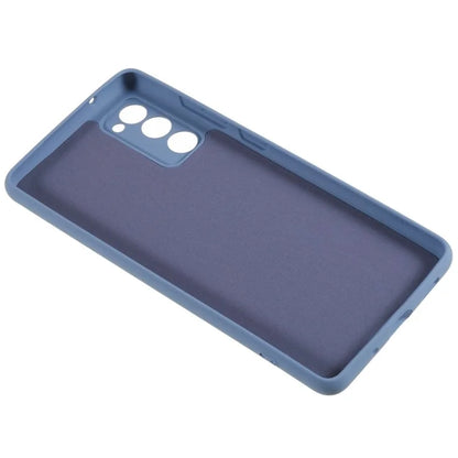 For Samsung Galaxy A03s (164.2 x 75.9 x 9.1mm) Soft TPU Phone Case 2.0mm Thick Smooth Liquid Silicone Texture Shockproof Back Cover