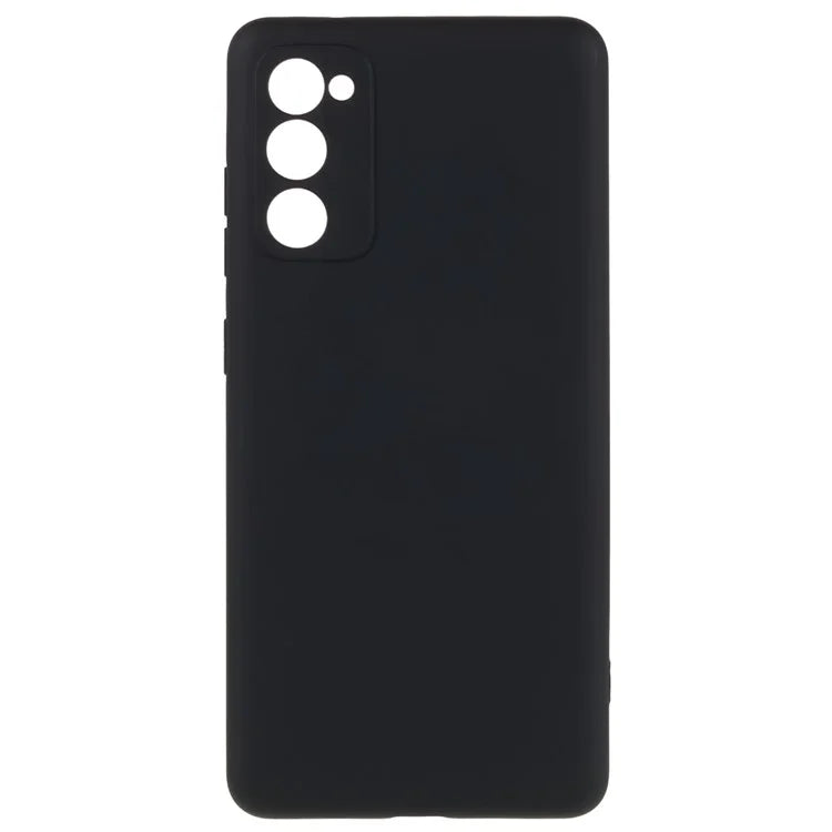 For Samsung Galaxy A03s (164.2 x 75.9 x 9.1mm) Soft TPU Phone Case 2.0mm Thick Smooth Liquid Silicone Texture Shockproof Back Cover