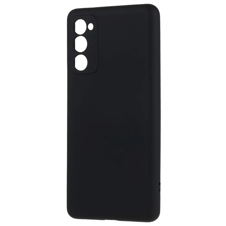 For Samsung Galaxy A03s (164.2 x 75.9 x 9.1mm) Soft TPU Phone Case 2.0mm Thick Smooth Liquid Silicone Texture Shockproof Back Cover