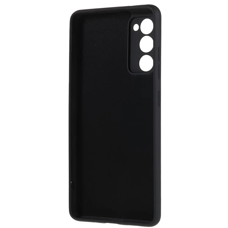 For Samsung Galaxy A03s (164.2 x 75.9 x 9.1mm) Soft TPU Phone Case 2.0mm Thick Smooth Liquid Silicone Texture Shockproof Back Cover