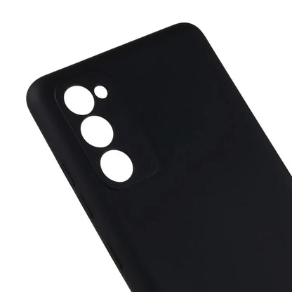 For Samsung Galaxy A03s (164.2 x 75.9 x 9.1mm) Soft TPU Phone Case 2.0mm Thick Smooth Liquid Silicone Texture Shockproof Back Cover