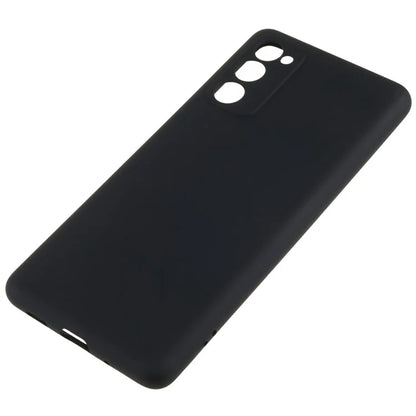 For Samsung Galaxy A03s (164.2 x 75.9 x 9.1mm) Soft TPU Phone Case 2.0mm Thick Smooth Liquid Silicone Texture Shockproof Back Cover