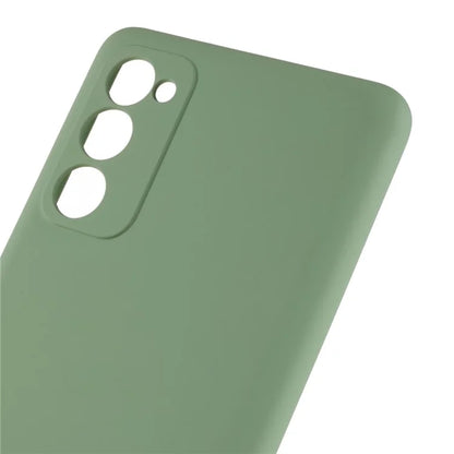 For Samsung Galaxy A03s (164.2 x 75.9 x 9.1mm) Soft TPU Phone Case 2.0mm Thick Smooth Liquid Silicone Texture Shockproof Back Cover