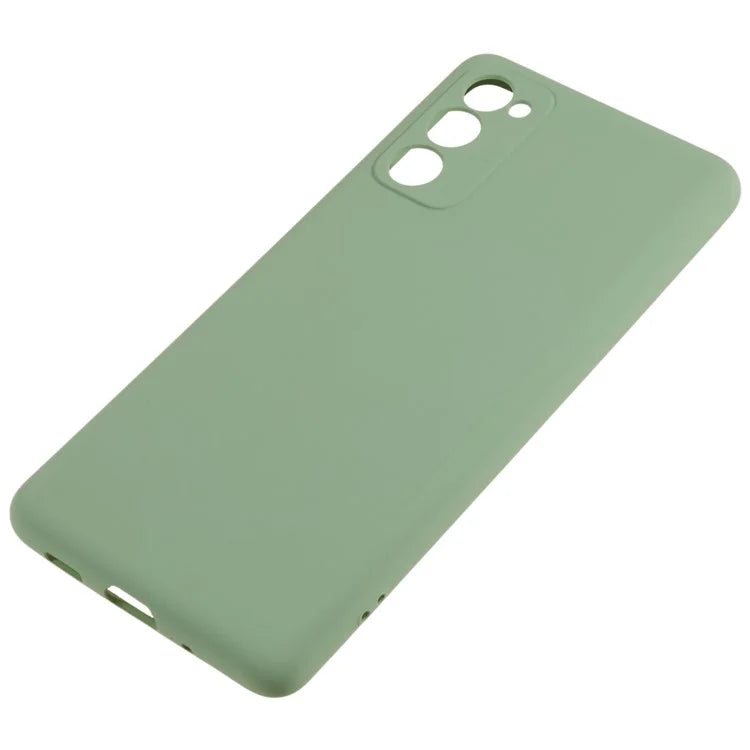 For Samsung Galaxy A03s (164.2 x 75.9 x 9.1mm) Soft TPU Phone Case 2.0mm Thick Smooth Liquid Silicone Texture Shockproof Back Cover