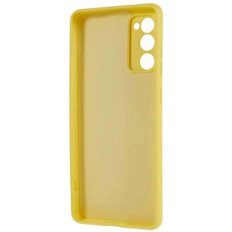 For Samsung Galaxy A03s (164.2 x 75.9 x 9.1mm) Soft TPU Phone Case 2.0mm Thick Smooth Liquid Silicone Texture Shockproof Back Cover