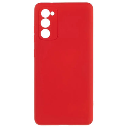 For Samsung Galaxy A03s (166.5 x 75.98 x 9.14mm) Camera Protection TPU Phone Case Liquid Silicone Texture 2.0mm Thick Shock Absorption Cover