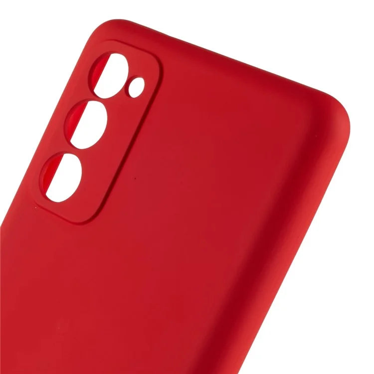 For Samsung Galaxy A03s (166.5 x 75.98 x 9.14mm) Camera Protection TPU Phone Case Liquid Silicone Texture 2.0mm Thick Shock Absorption Cover