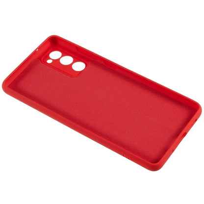 For Samsung Galaxy A03s (166.5 x 75.98 x 9.14mm) Camera Protection TPU Phone Case Liquid Silicone Texture 2.0mm Thick Shock Absorption Cover