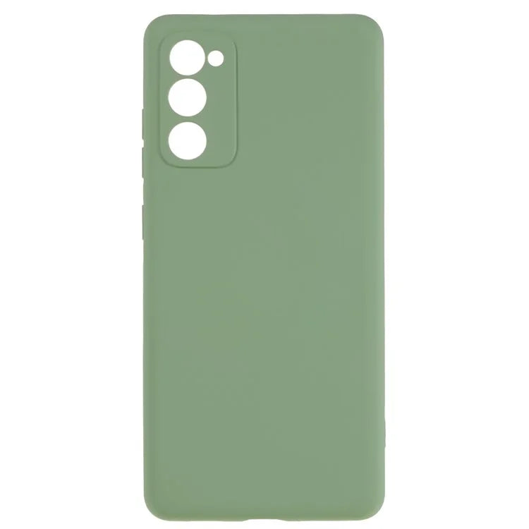 For Samsung Galaxy A03s (166.5 x 75.98 x 9.14mm) Camera Protection TPU Phone Case Liquid Silicone Texture 2.0mm Thick Shock Absorption Cover