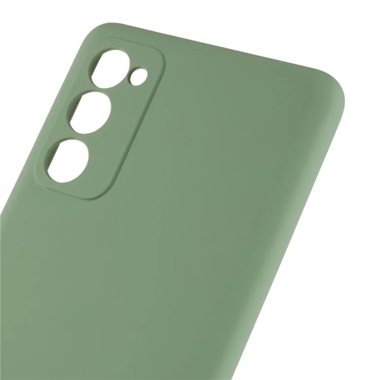 For Samsung Galaxy A03s (166.5 x 75.98 x 9.14mm) Camera Protection TPU Phone Case Liquid Silicone Texture 2.0mm Thick Shock Absorption Cover