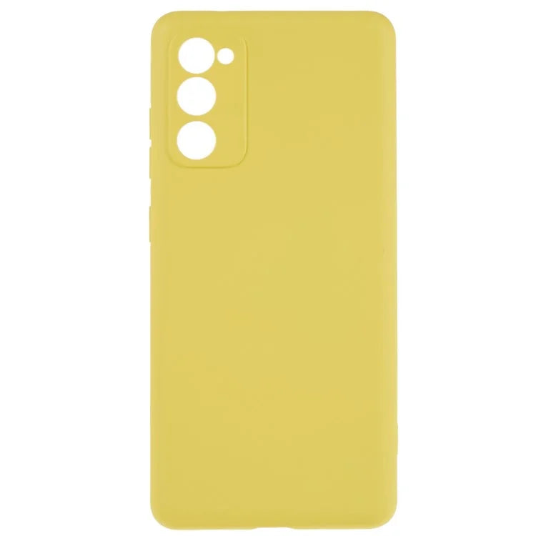 For Samsung Galaxy A03s (166.5 x 75.98 x 9.14mm) Camera Protection TPU Phone Case Liquid Silicone Texture 2.0mm Thick Shock Absorption Cover