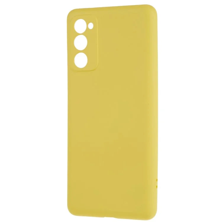 For Samsung Galaxy A03s (166.5 x 75.98 x 9.14mm) Camera Protection TPU Phone Case Liquid Silicone Texture 2.0mm Thick Shock Absorption Cover