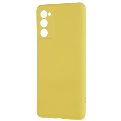 For Samsung Galaxy A03s (166.5 x 75.98 x 9.14mm) Camera Protection TPU Phone Case Liquid Silicone Texture 2.0mm Thick Shock Absorption Cover
