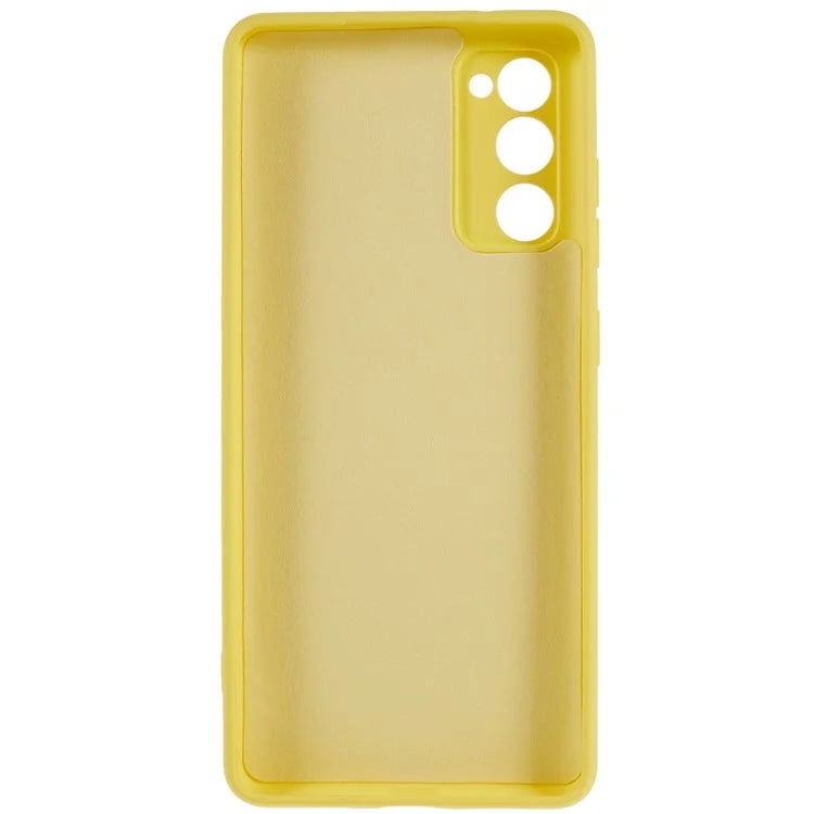 For Samsung Galaxy A03s (166.5 x 75.98 x 9.14mm) Camera Protection TPU Phone Case Liquid Silicone Texture 2.0mm Thick Shock Absorption Cover