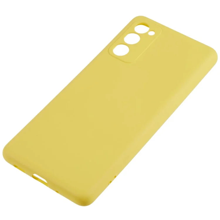 For Samsung Galaxy A03s (166.5 x 75.98 x 9.14mm) Camera Protection TPU Phone Case Liquid Silicone Texture 2.0mm Thick Shock Absorption Cover