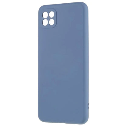 For Samsung Galaxy A22 5G (EU Version) Flexible TPU Anti-Scratch Phone Case Liquid Silicone Texture 2.0mm Thick Camera Protection Back Cover