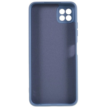For Samsung Galaxy A22 5G (EU Version) Flexible TPU Anti-Scratch Phone Case Liquid Silicone Texture 2.0mm Thick Camera Protection Back Cover