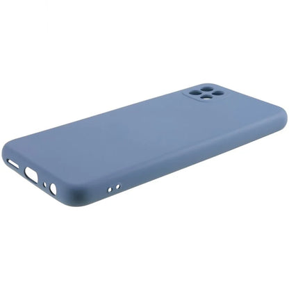 For Samsung Galaxy A22 5G (EU Version) Flexible TPU Anti-Scratch Phone Case Liquid Silicone Texture 2.0mm Thick Camera Protection Back Cover