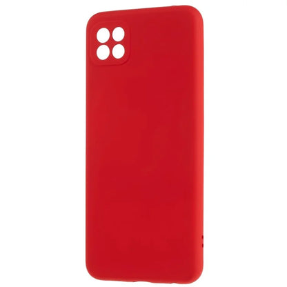 For Samsung Galaxy A22 5G (EU Version) Flexible TPU Anti-Scratch Phone Case Liquid Silicone Texture 2.0mm Thick Camera Protection Back Cover