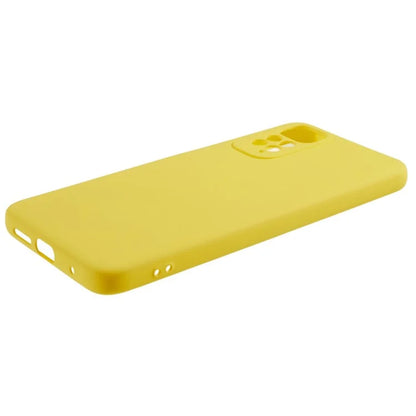 For Xiaomi Redmi Note 11S 4G Liquid Silicone Texture Feeling Phone Anti-drop Cover 2.0mm Thick Arc Edge TPU Case