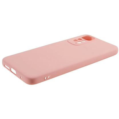 For Xiaomi Redmi Note 11S 4G Liquid Silicone Texture Feeling Phone Anti-drop Cover 2.0mm Thick Arc Edge TPU Case