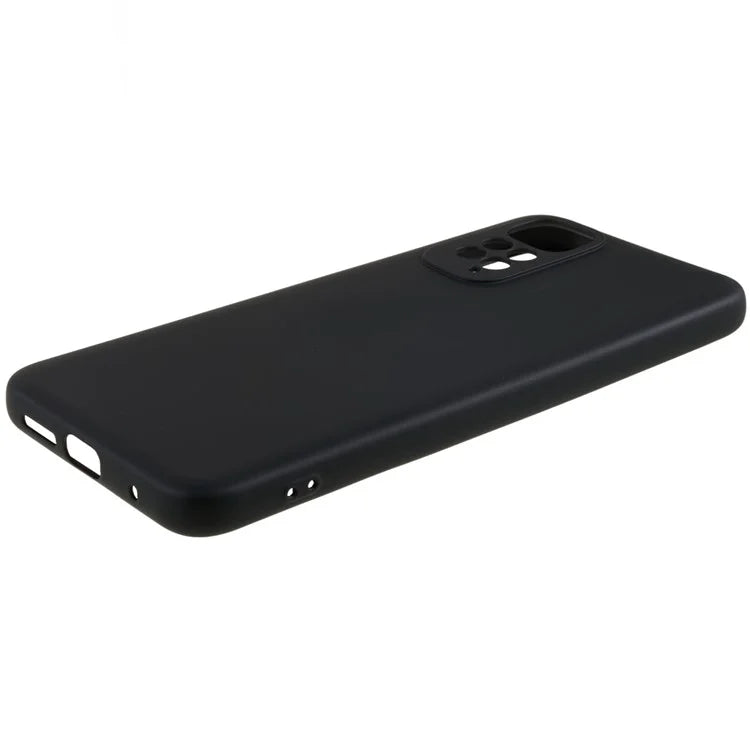 For Xiaomi Redmi Note 11S 4G Liquid Silicone Texture Feeling Phone Anti-drop Cover 2.0mm Thick Arc Edge TPU Case
