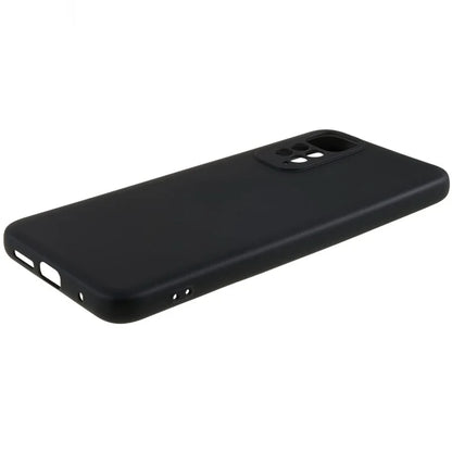 For Xiaomi Redmi Note 11S 4G Liquid Silicone Texture Feeling Phone Anti-drop Cover 2.0mm Thick Arc Edge TPU Case