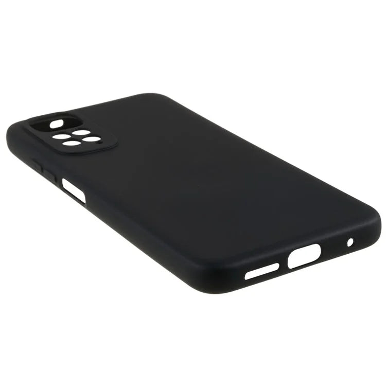 For Xiaomi Redmi Note 11S 4G Liquid Silicone Texture Feeling Phone Anti-drop Cover 2.0mm Thick Arc Edge TPU Case