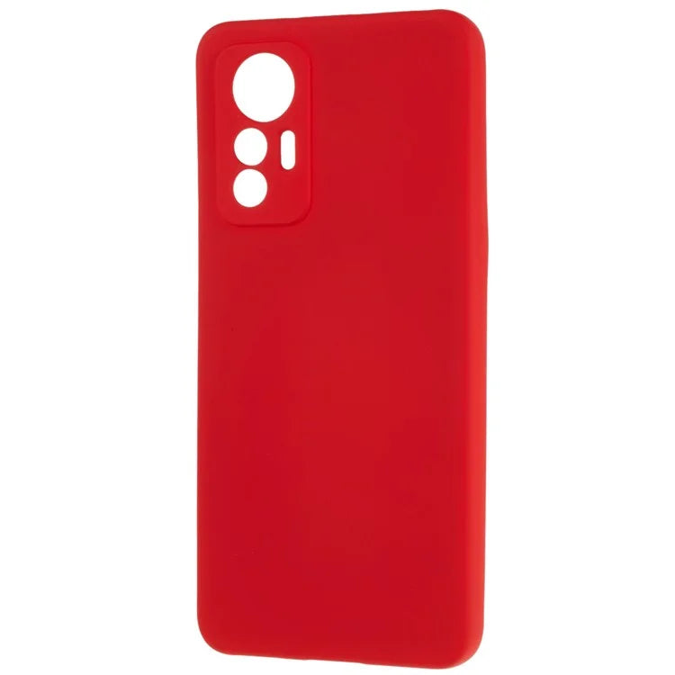 For Xiaomi 12 Lite 5G Arc Edge TPU Back Case 2.0mm Thick Liquid Silicone Texture Protective Cover