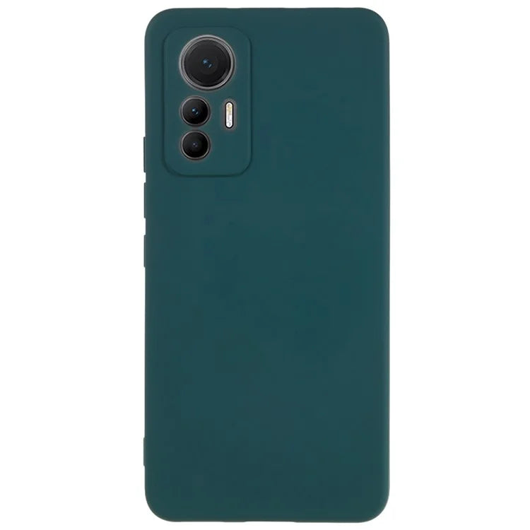 For Xiaomi 12 Lite 5G Arc Edge TPU Back Case 2.0mm Thick Liquid Silicone Texture Protective Cover