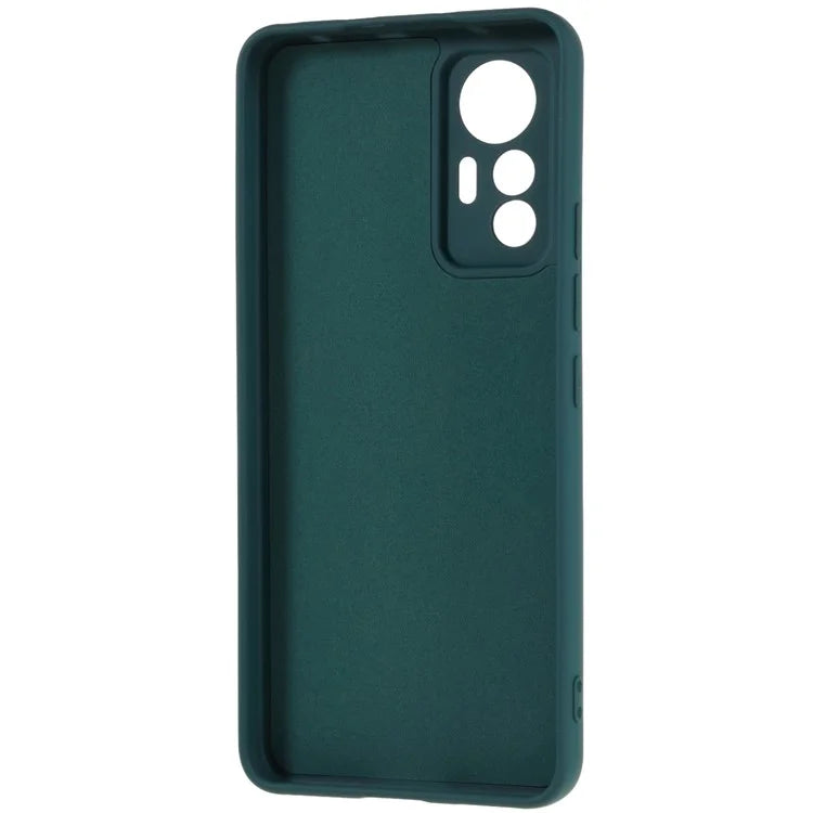 For Xiaomi 12 Lite 5G Arc Edge TPU Back Case 2.0mm Thick Liquid Silicone Texture Protective Cover
