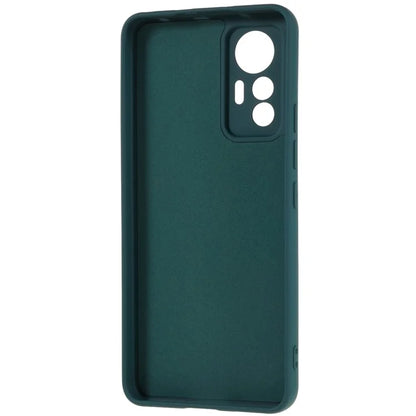 For Xiaomi 12 Lite 5G Arc Edge TPU Back Case 2.0mm Thick Liquid Silicone Texture Protective Cover