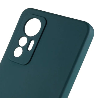 For Xiaomi 12 Lite 5G Arc Edge TPU Back Case 2.0mm Thick Liquid Silicone Texture Protective Cover