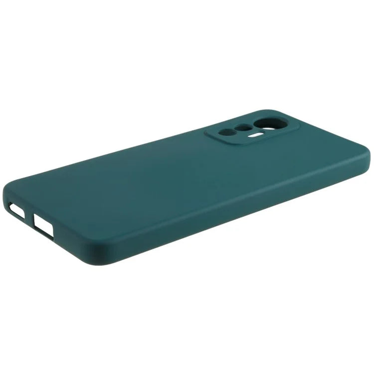 For Xiaomi 12 Lite 5G Arc Edge TPU Back Case 2.0mm Thick Liquid Silicone Texture Protective Cover