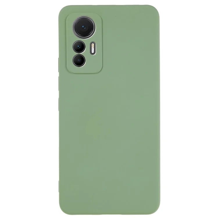 For Xiaomi 12 Lite 5G Arc Edge TPU Back Case 2.0mm Thick Liquid Silicone Texture Protective Cover