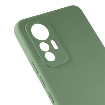For Xiaomi 12 Lite 5G Arc Edge TPU Back Case 2.0mm Thick Liquid Silicone Texture Protective Cover